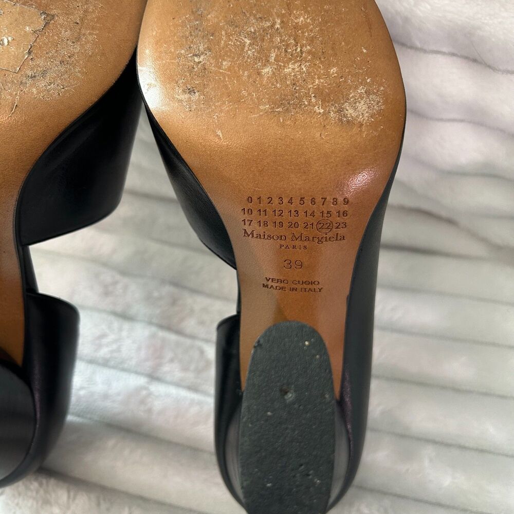 Maison Margiela Paris d’Orsay Mule Heels Size 39 - Picture 8 of 15